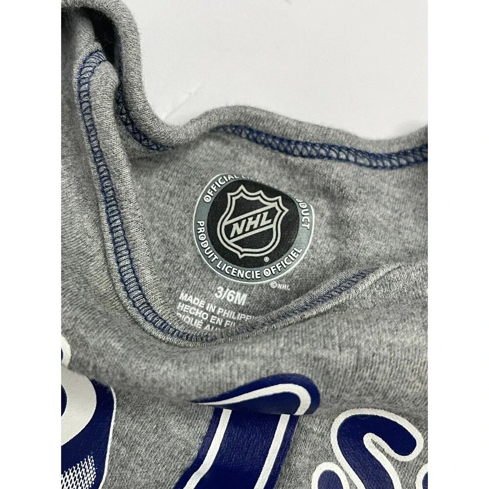 Baby NHL Licensed Tampa Bay Lightning Onsie Snap Size 3-6 Months First Game